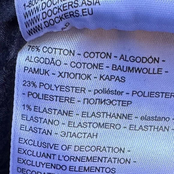 DOCKERS Comfort Waist Pleated Pants 40x30 - Picture 6 of 7